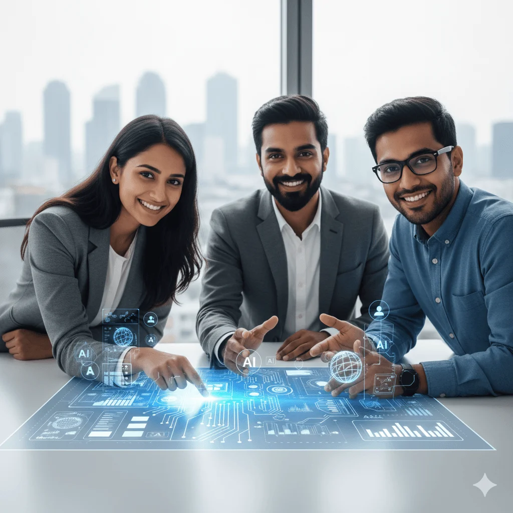 AI Growth Hub - collaborative innovation workspace