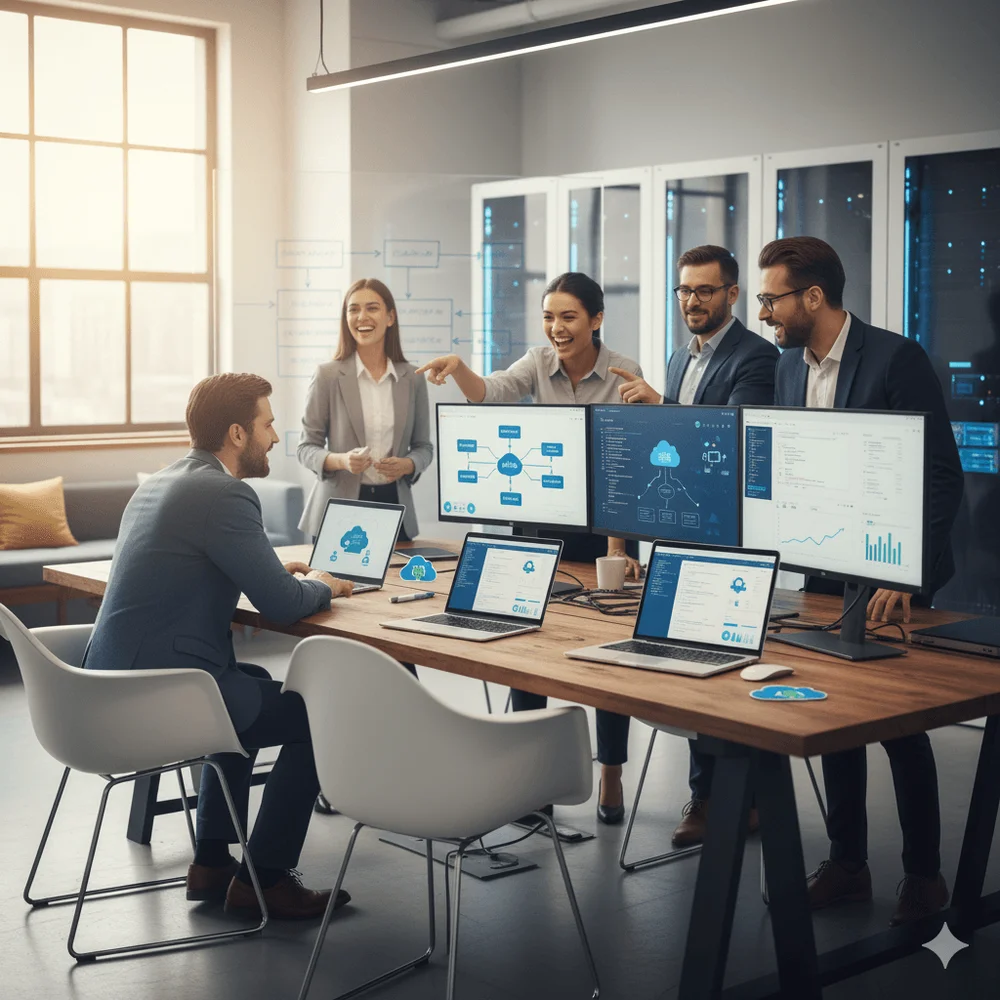 MicrocosmWorks team collaboration workspace